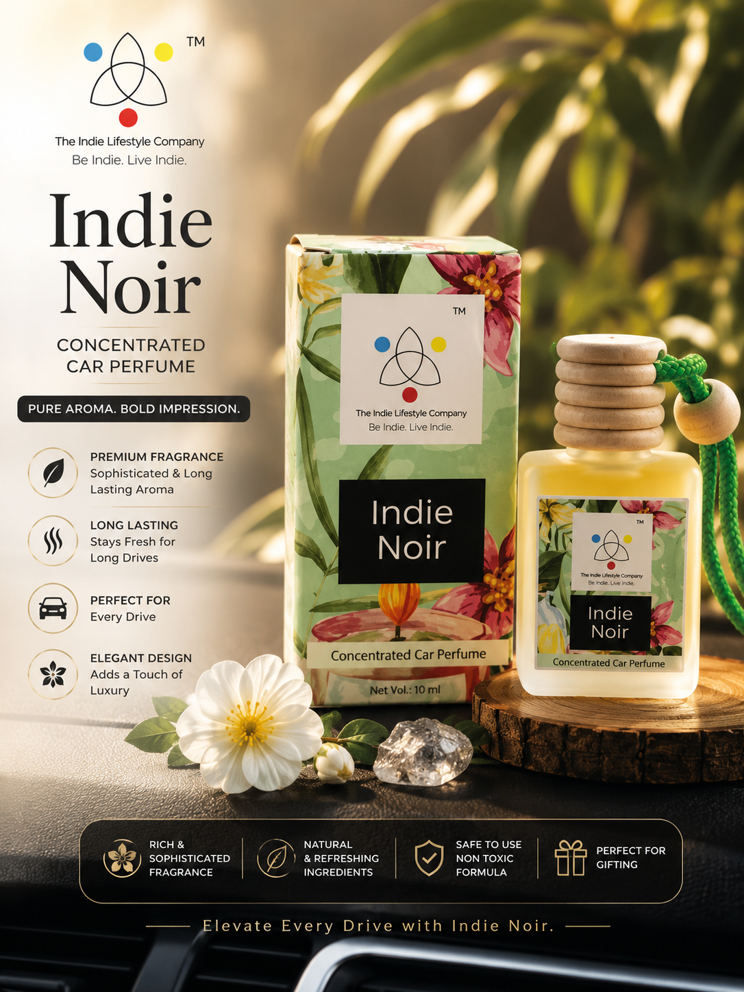 Indie Noir– Car Perfume